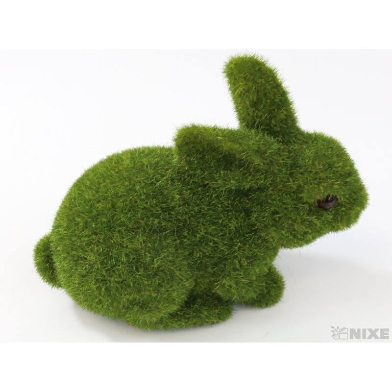 ZAJÍC 16x13cm*ZELENÁ