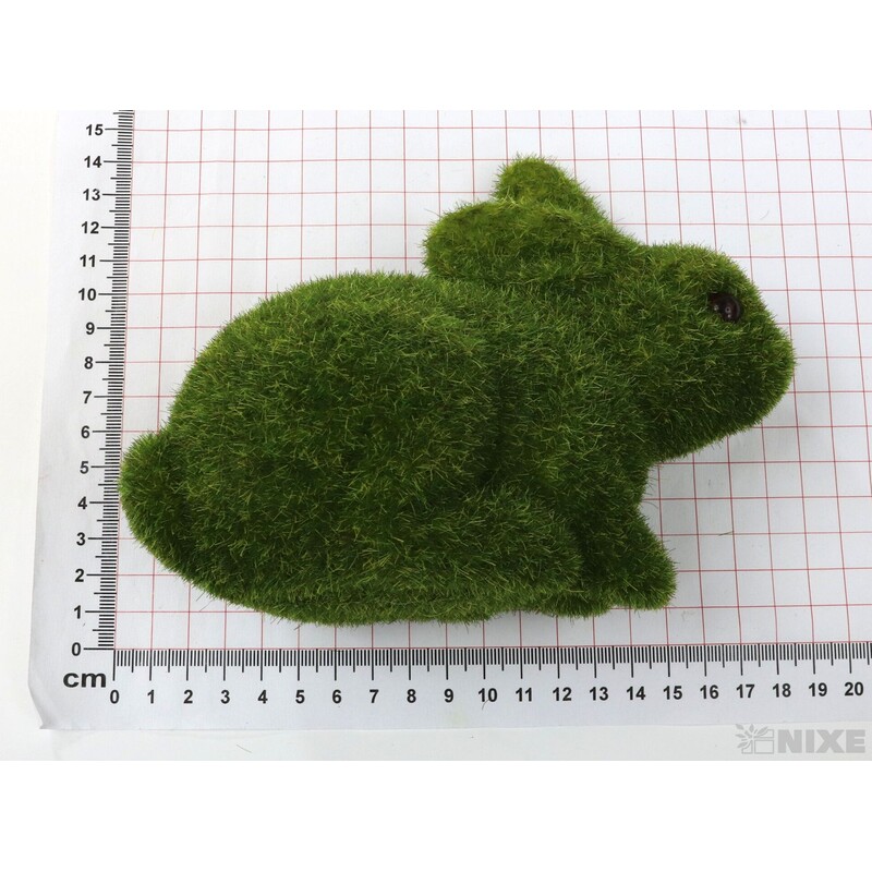 ZAJÍC 16x13cm*ZELENÁ