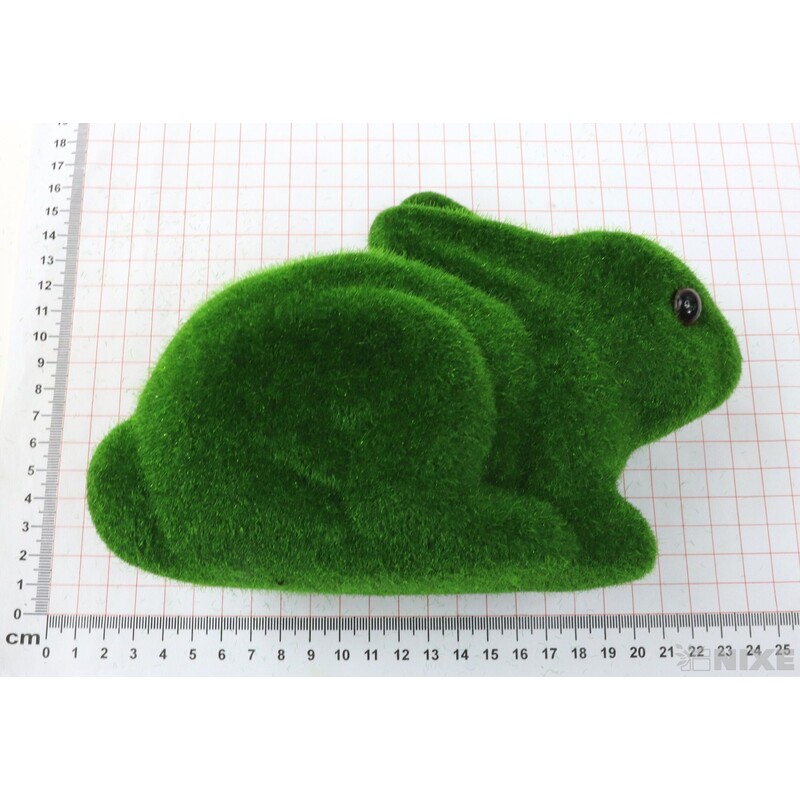 ZAJÍC 19x14cm*ZELENÁ