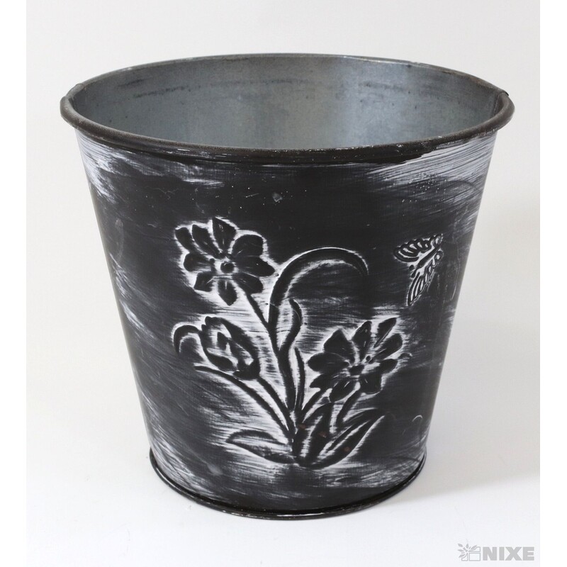 PLECHOVÝ OBAL 13x12cm*ČERNÁ