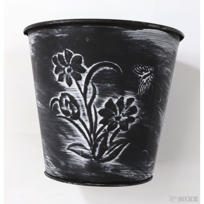 PLECHOVÝ OBAL 13x12cm*ČERNÁ