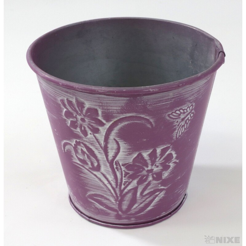 PLECHOVÝ OBAL 11x10cm*RŮŽOVÁ