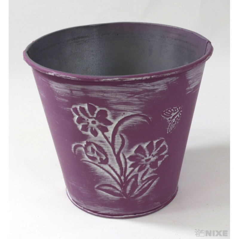 PLECHOVÝ OBAL 13x12cm*RŮŽOVÁ