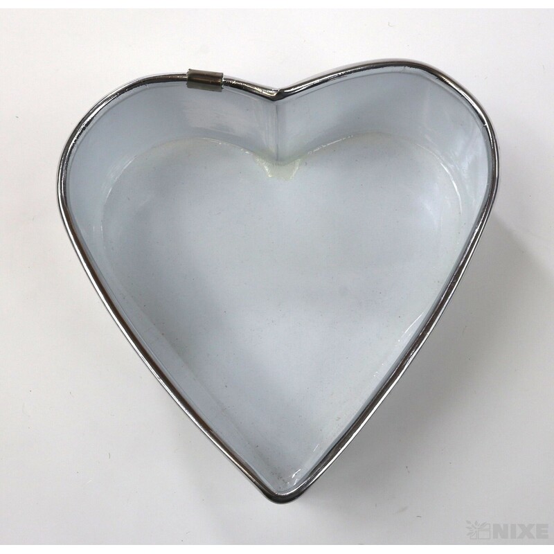 MISKA PLECH SRDCE 14x5cm*BÍLÁ