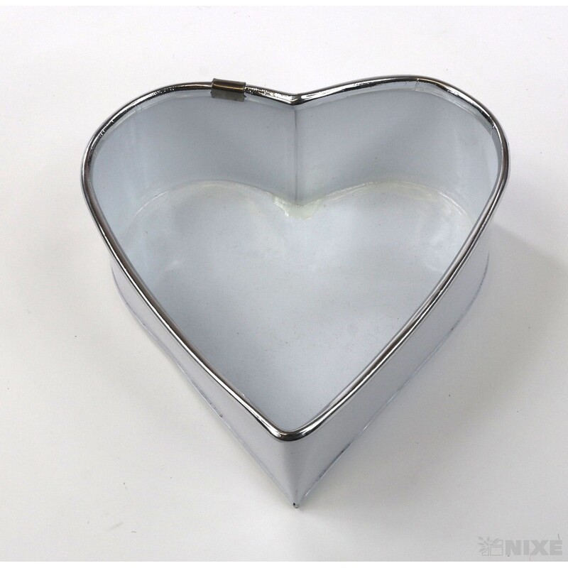 MISKA PLECH SRDCE 14x5cm*BÍLÁ