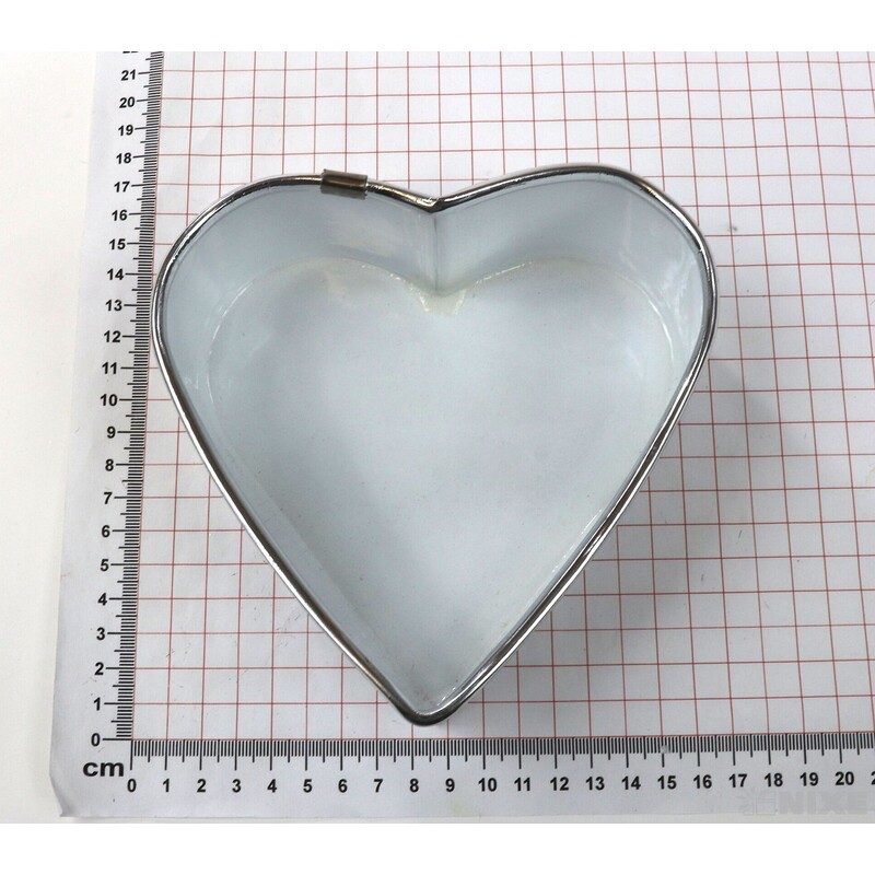 MISKA PLECH SRDCE 14x5cm*BÍLÁ