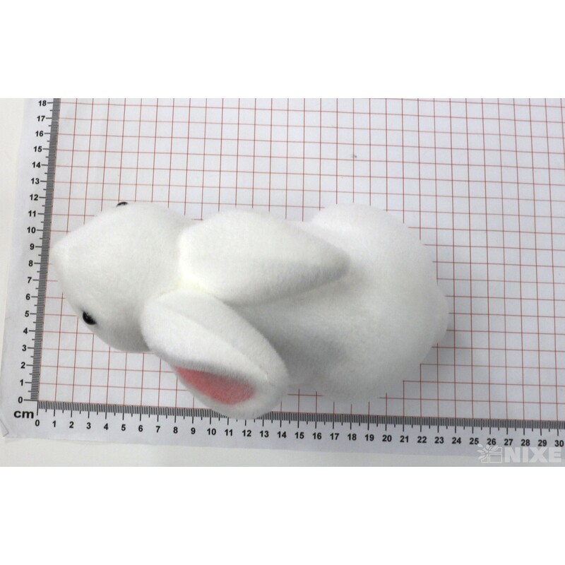 ZAJÍC 20x13cm*BÍLÁ