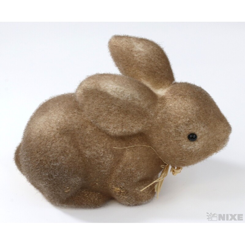 ZAJÍC 20x13cm*HNĚDÁ