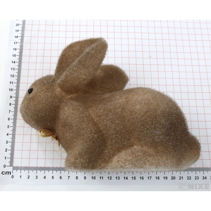 ZAJÍC 20x13cm*HNĚDÁ