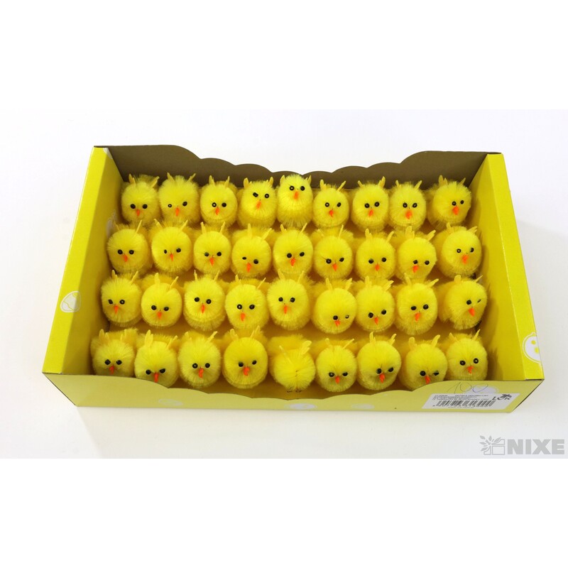 KUŘÁTKA 3cm 36ks*ŽLUTÁ