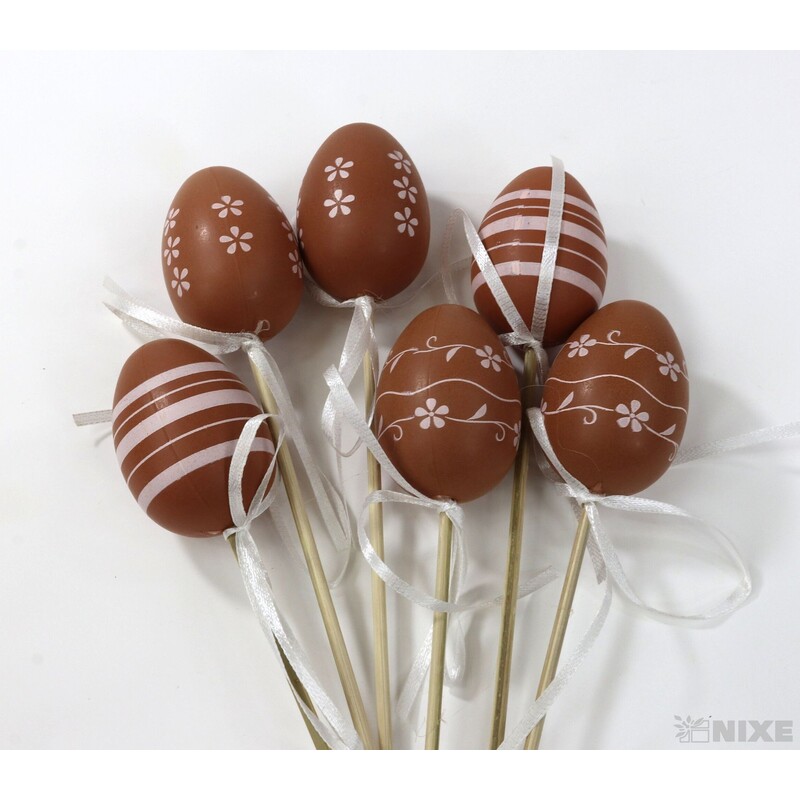 ZÁPICH VAJÍČKA 6ks 6x25cm*MIX BAREV