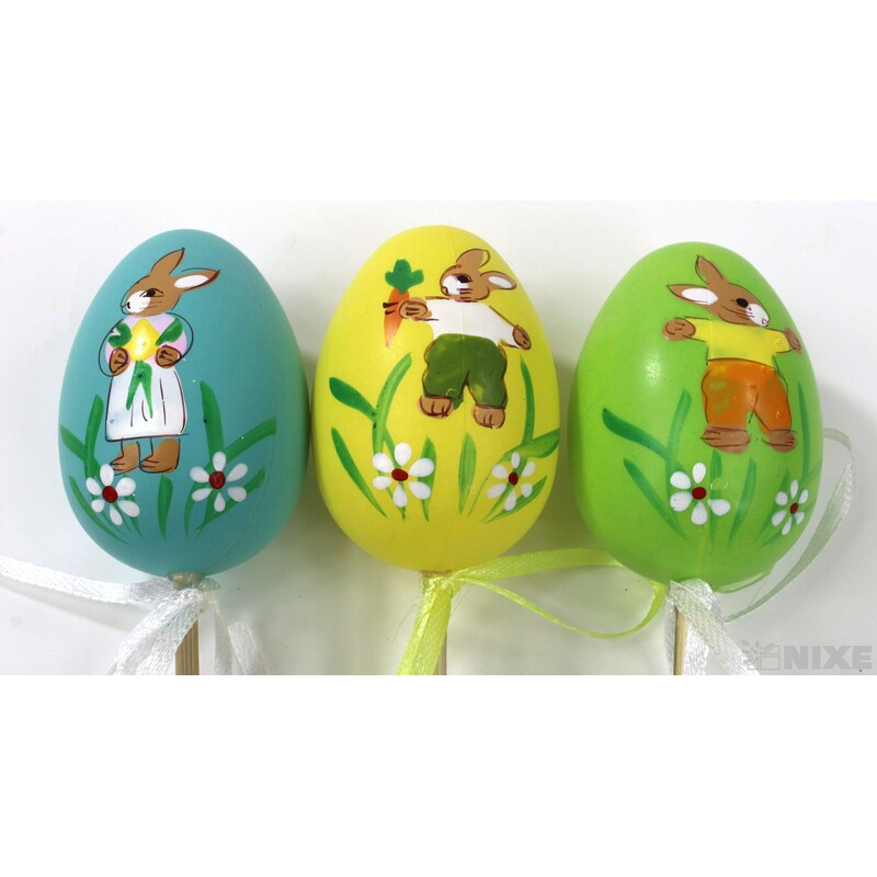 ZÁPICH VAJÍČKA 6ks 6x25cm*MIX BAREV