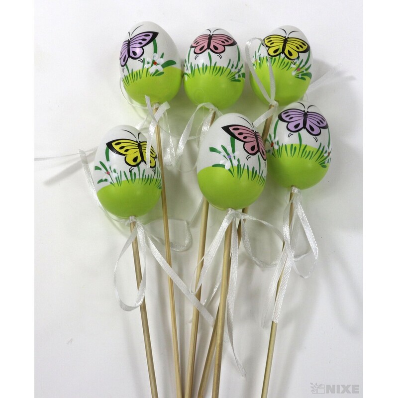 ZÁPICH VAJÍČKA 6ks 6x25cm*MIX BAREV