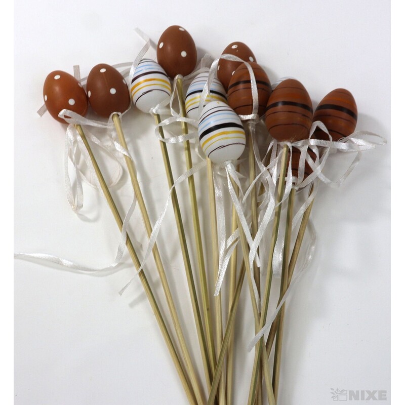 ZÁPICH VAJÍČKA 12ks 4x25cm*MIX BAREV