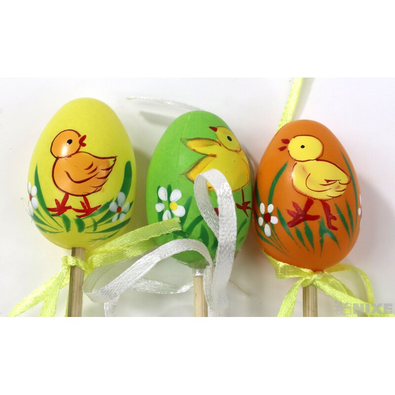 ZÁPICH VAJÍČKA 12ks 4x25cm*MIX BAREV