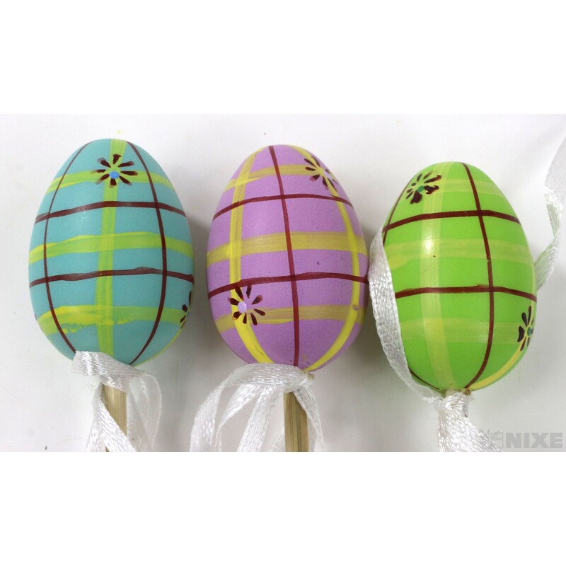 ZÁPICH VAJÍČKA 12ks 4x25cm*MIX BAREV