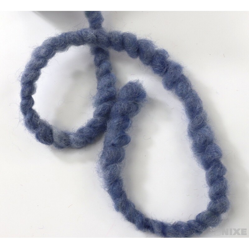 STUHA PLSTĚNÁ DRÁT 10mmx7m*MODRÁ