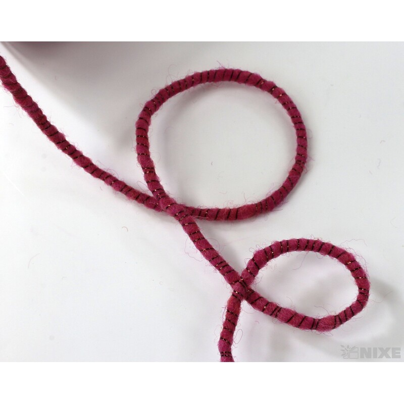 STUHA PLSTĚNÁ DRÁT 5mmx33m*RŮŽOVÁ TM