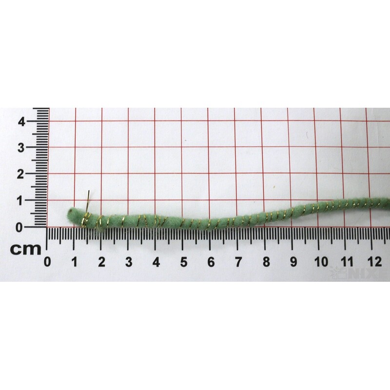 STUHA PLSTĚNÁ DRÁT 5mmx33m*TYRKYSOVÁ+ZLATÁ