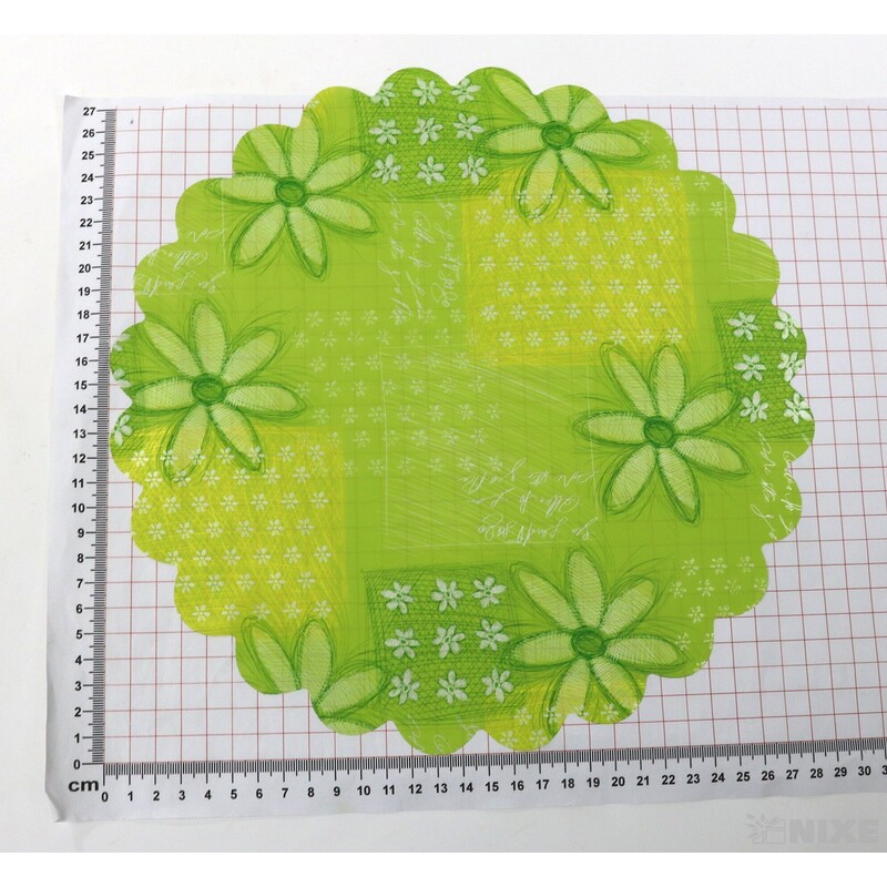 30cm KAREN P1 RONDO*ZELENÁ