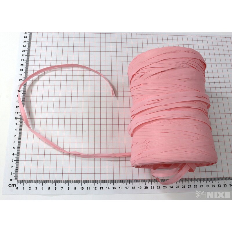 RAFIA BASIC 500m*RŮŽOVÁ SV. 36