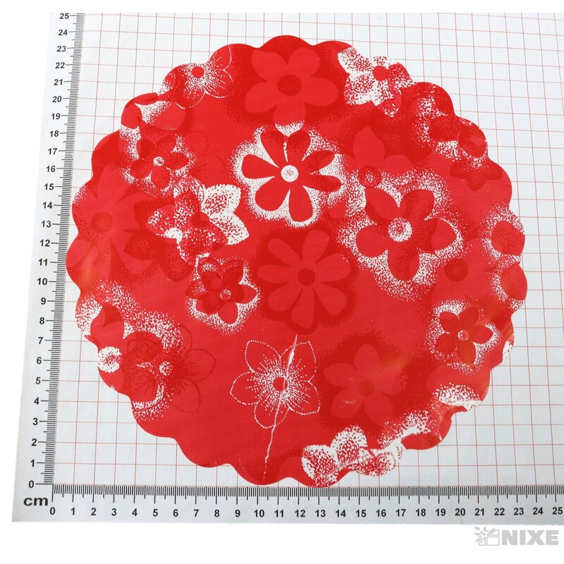 25cm CLAUDIA P1 RONDO*ČERVENÁ