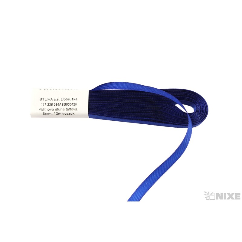 TAFT STUHA POLYE. 06mmx10m*MODRÁ TM. 103411