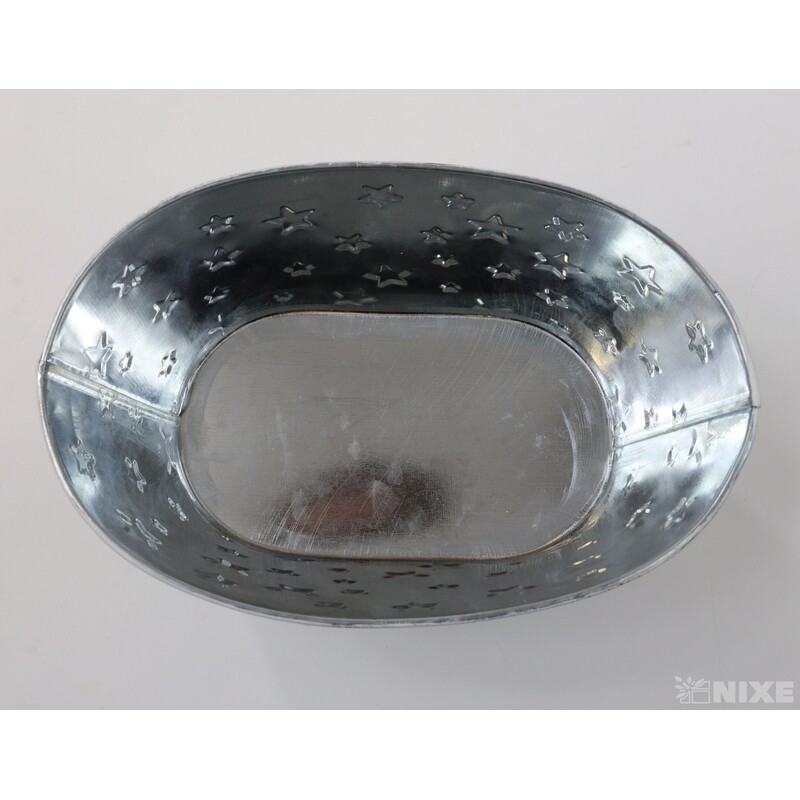 PLECHOVÁ MISKA OVÁL 18x11x9cm*