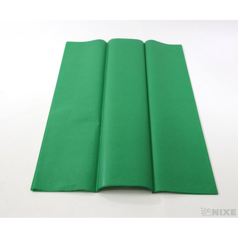 ARCH PAPÍR HEDVÁBNÝ 65x50cm 10ks*ZELENÁ TM.