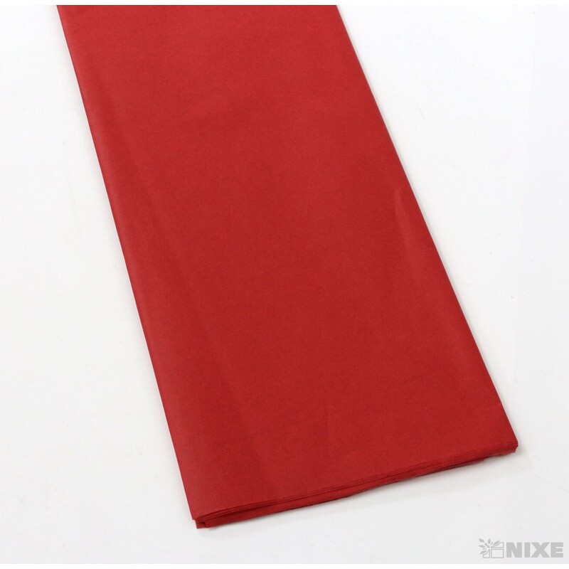 ARCH PAPÍR HEDVÁBNÝ 65x50cm 10ks*ČERVENÁ TM.