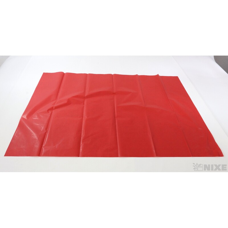 ARCH PAPÍR HEDVÁBNÝ 65x50cm 10ks*ČERVENÁ TM.