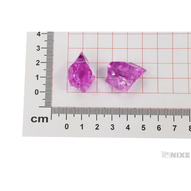 KAMÍNKY 25mm cca 500g*RŮŽOVÁ TM.