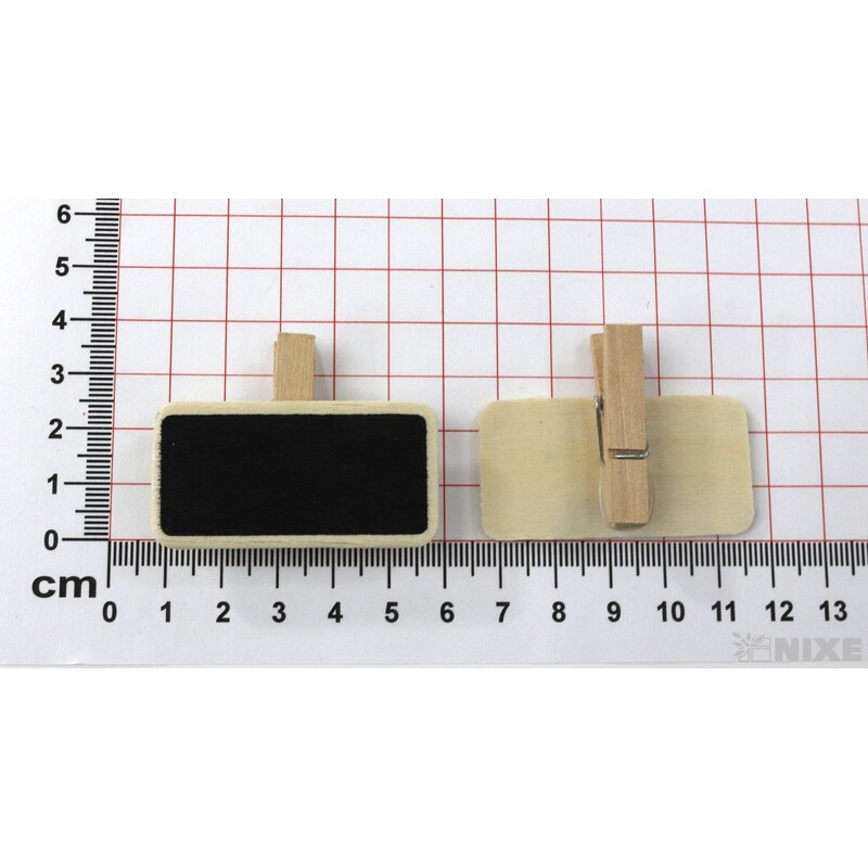 KOLÍČEK TABULE 5x3,5cm 6ks*ČERNÁ