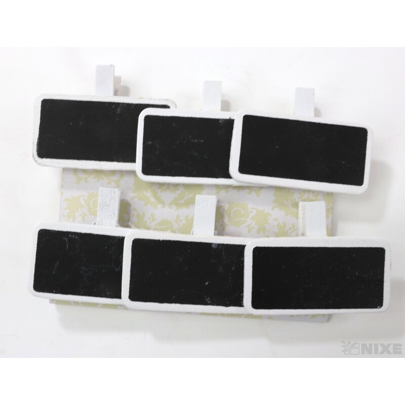 KOLÍČEK TABULE 5x3,5cm 6ks*ČERNÁ