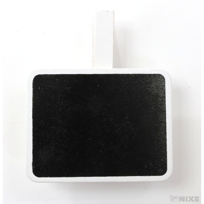 KOLÍČEK TABULE 6,5x7cm 4ks*ČERNÁ