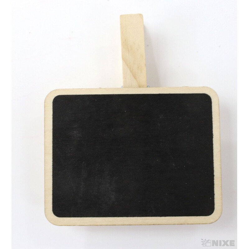 KOLÍČEK TABULE 6,5x7cm 4ks*ČERNÁ