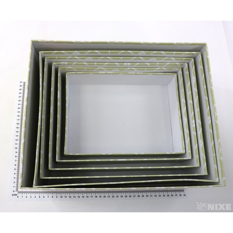 KRABICE 35x16x28cm 33x14x26 31x12x24 29x10x22 27x20x8 25x18x6*KRÉMOVÁ