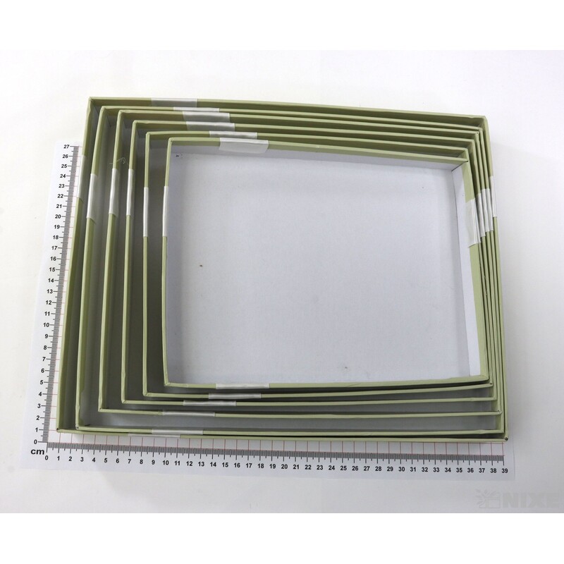 KRABICE 35x16x28cm 33x14x26 31x12x24 29x10x22 27x20x8 25x18x6*KRÉMOVÁ