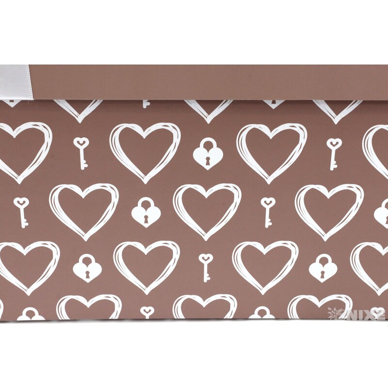 KRABICE 35x16x28cm 33x14x26 31x12x24 29x10x22 27x20x8 25x18x6*HNĚDÁ