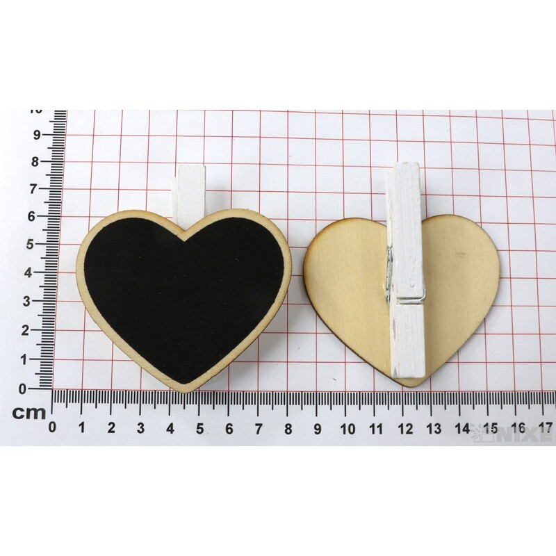 KOLÍČEK TABULE 6,5x7cm 4ks*ČERNÁ