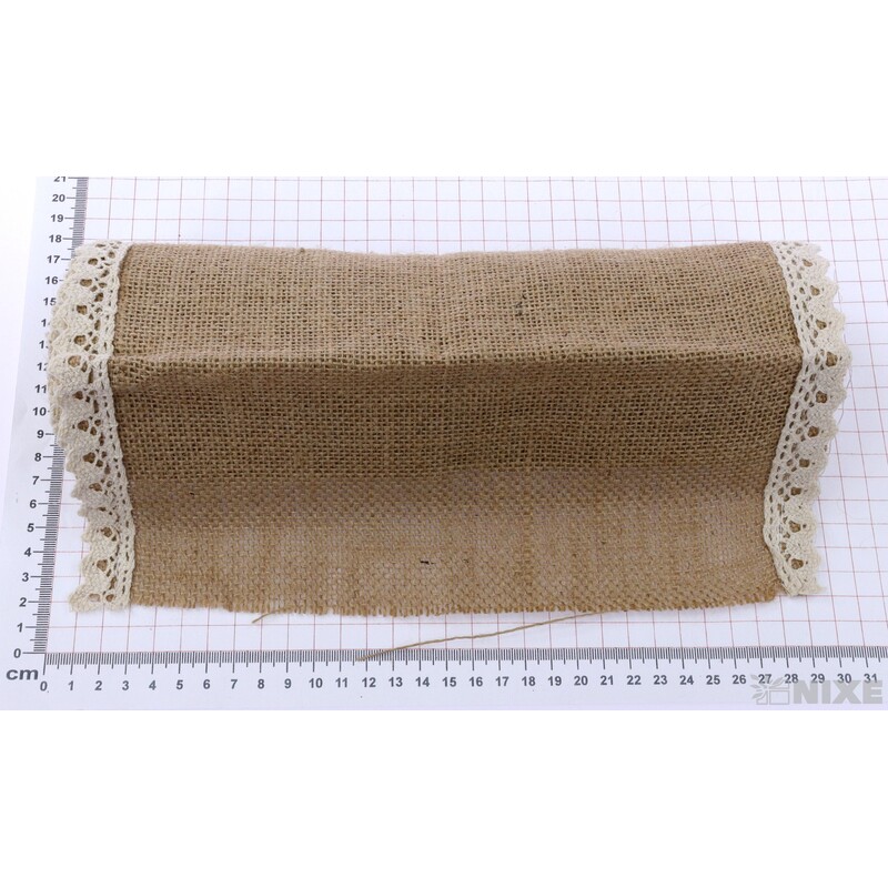 ROLE JUTA KRAJKA 28cmx3yd*PŘÍRODNÍ V+