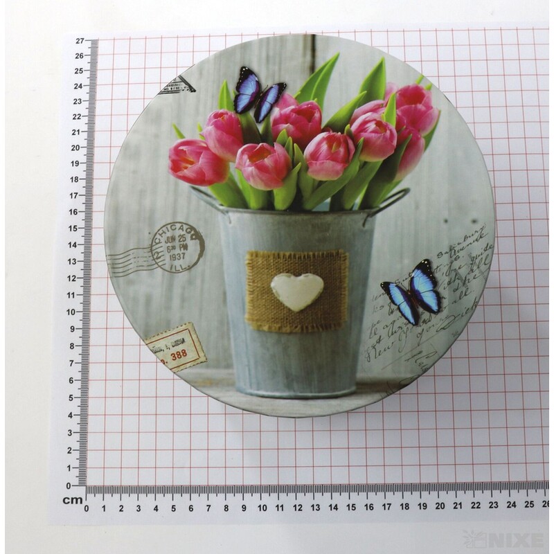 KVĚTINOVÝ BOX MIX 3ks pr. 21x18cm 16,5x18 15x15*