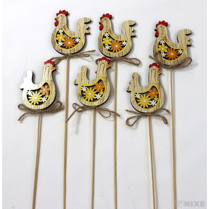 ZÁPICH SLEPIČKA 7x27cm 6ks*PŘÍRODNÍ