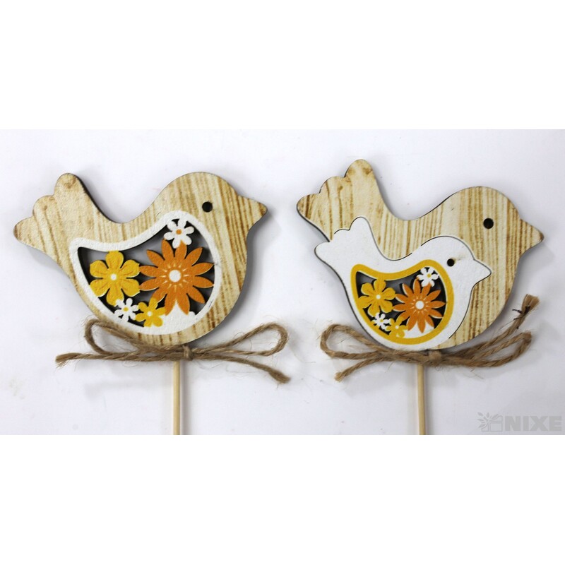 ZÁPICH PTÁČEK 7x27cm 6ks*PŘÍRODNÍ