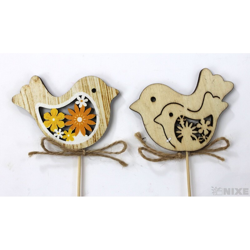 ZÁPICH PTÁČEK 7x27cm 6ks*PŘÍRODNÍ