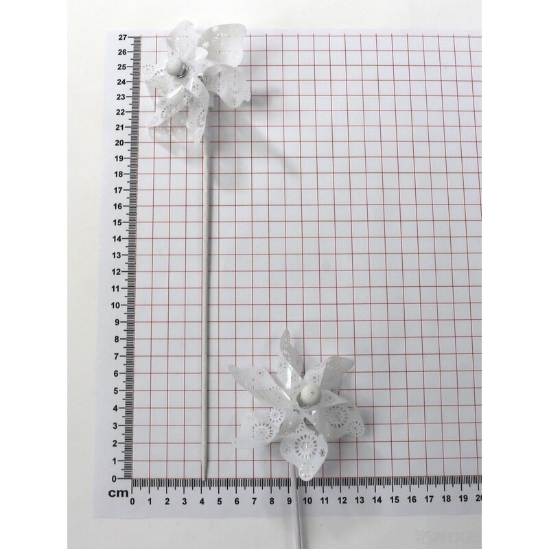 ZÁPICH VĚTRNÍK 8x27cm 6ks*BÍLÁ