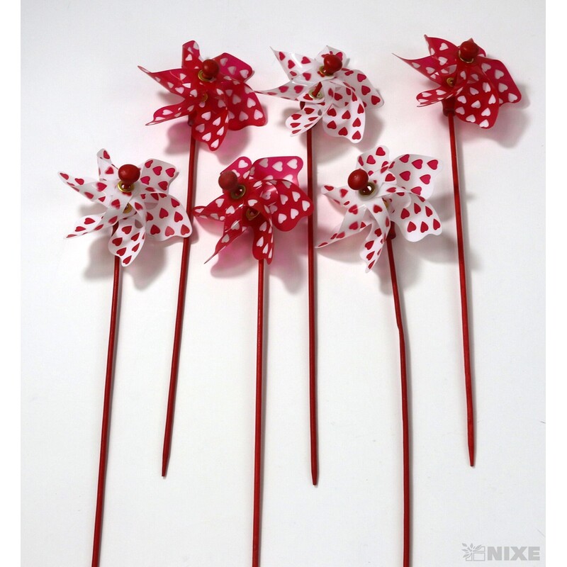 ZÁPICH VĚTRNÍK 8x27cm 6ks*MIX BAREV