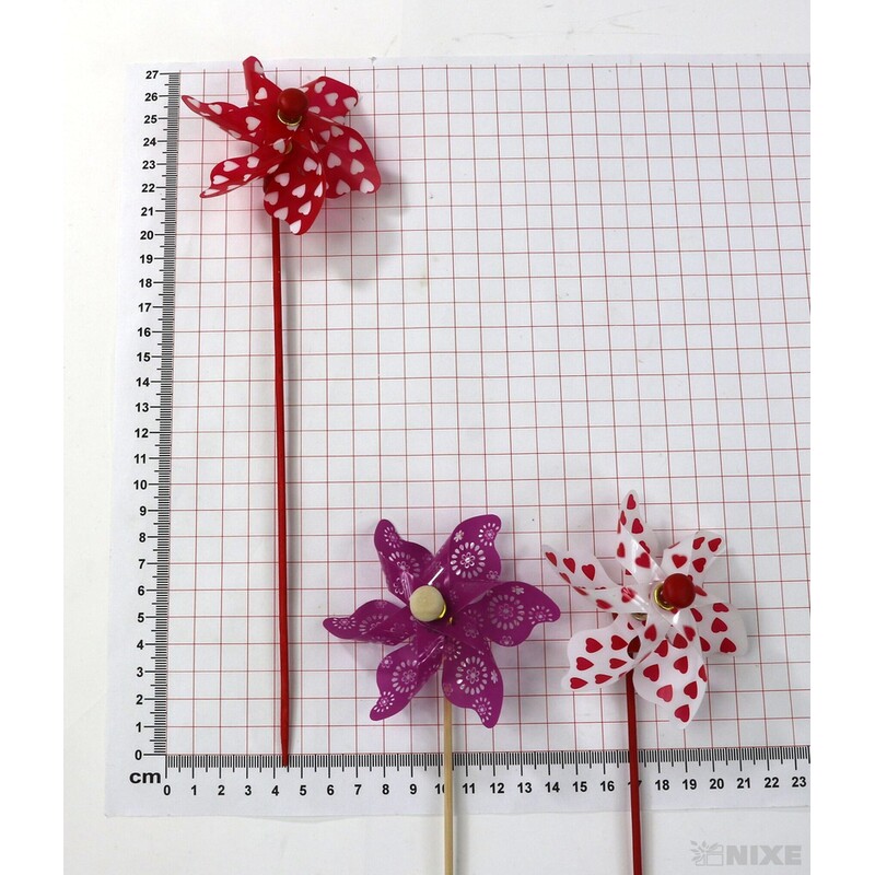 ZÁPICH VĚTRNÍK 8x27cm 6ks*MIX BAREV