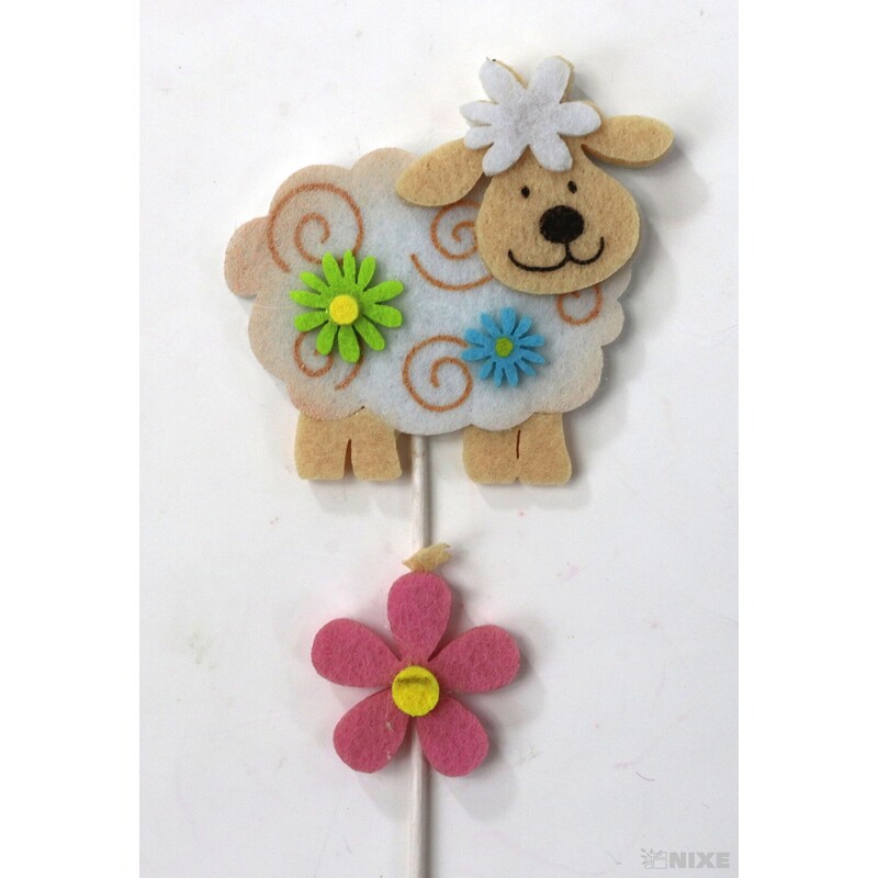 ZÁPICH FILC OVEČKA 7x28x7cm 10ks*MIX BAREV