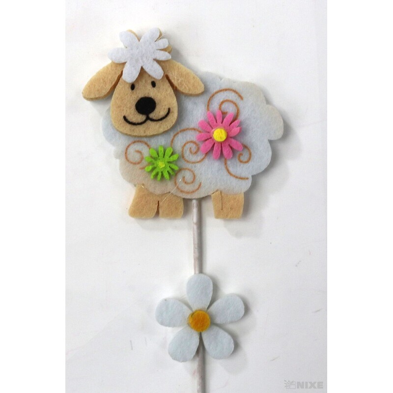 ZÁPICH FILC OVEČKA 7x28x7cm 10ks*MIX BAREV